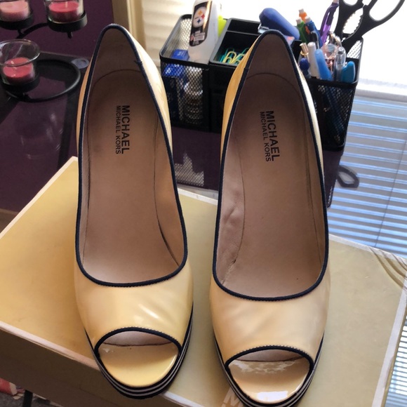 MICHAEL Michael Kors Shoes - MK open toe wedge shoes